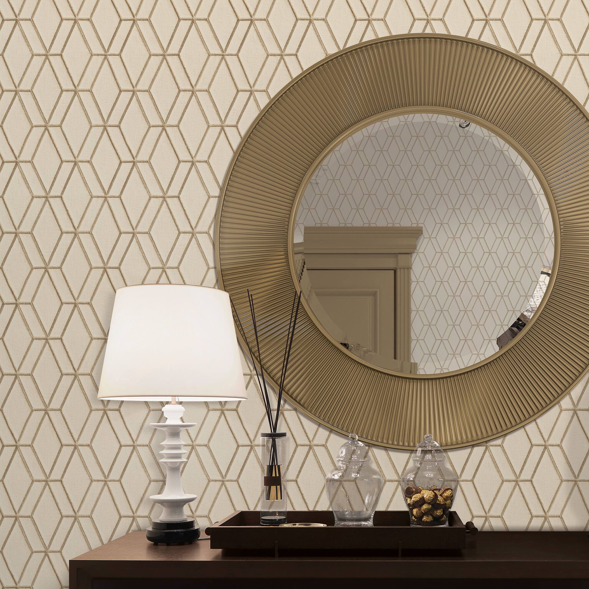 Designs Direct Embroidery Stich Diamond Wallpaper